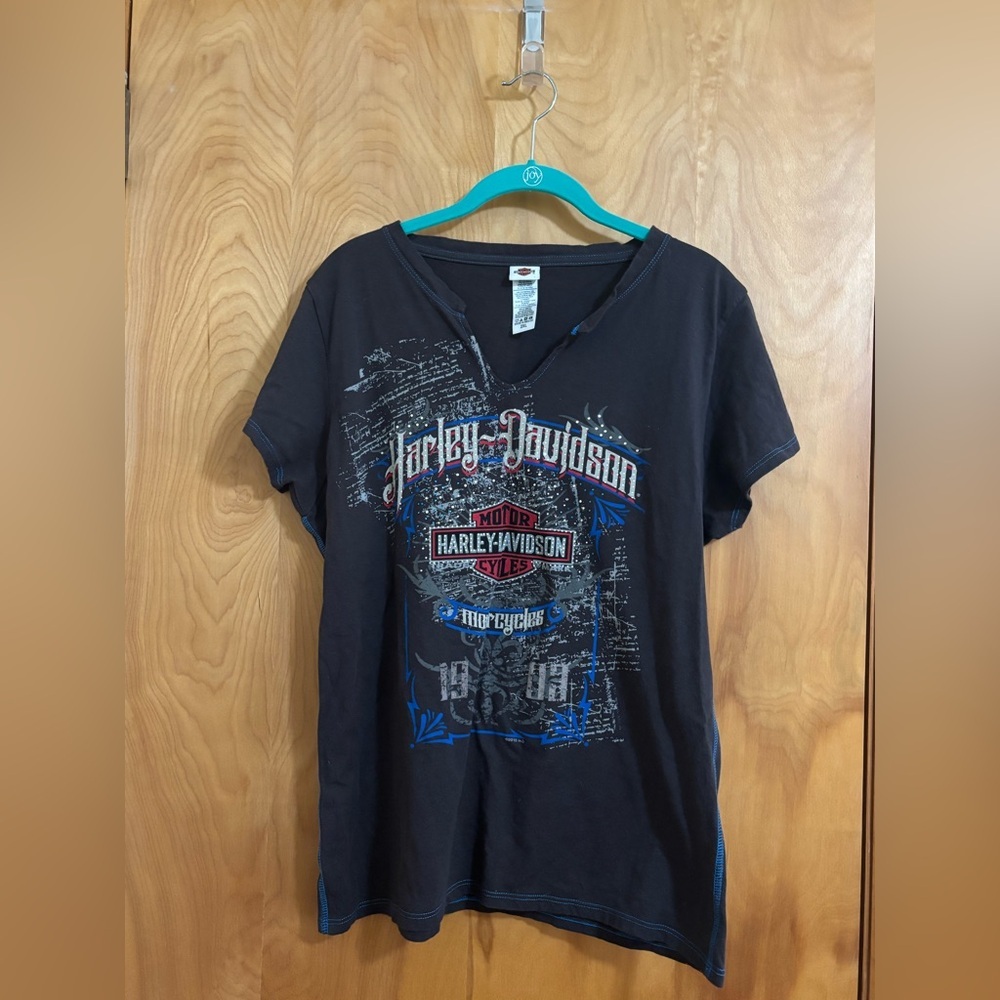 Harley-Davidson Black Short Sleeve Tee